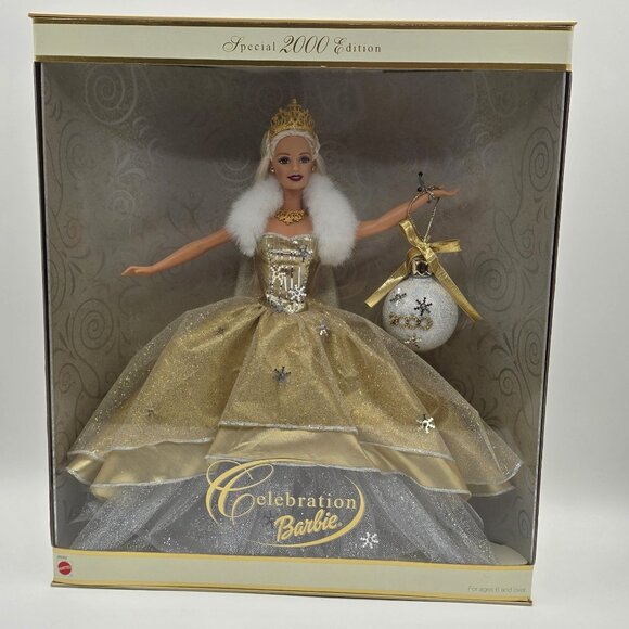 Vintage Barbie Doll Special 2000 Edition Limited Holiday Celebration 28269 NIB - Picture 1 of 11